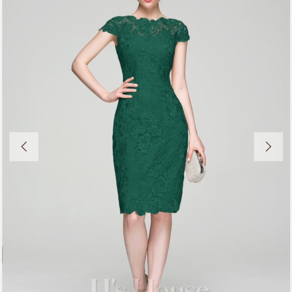 JJ’s House Sheath/Column Scoop Knee-Length Cocktail Dress - Picture 4 of 4